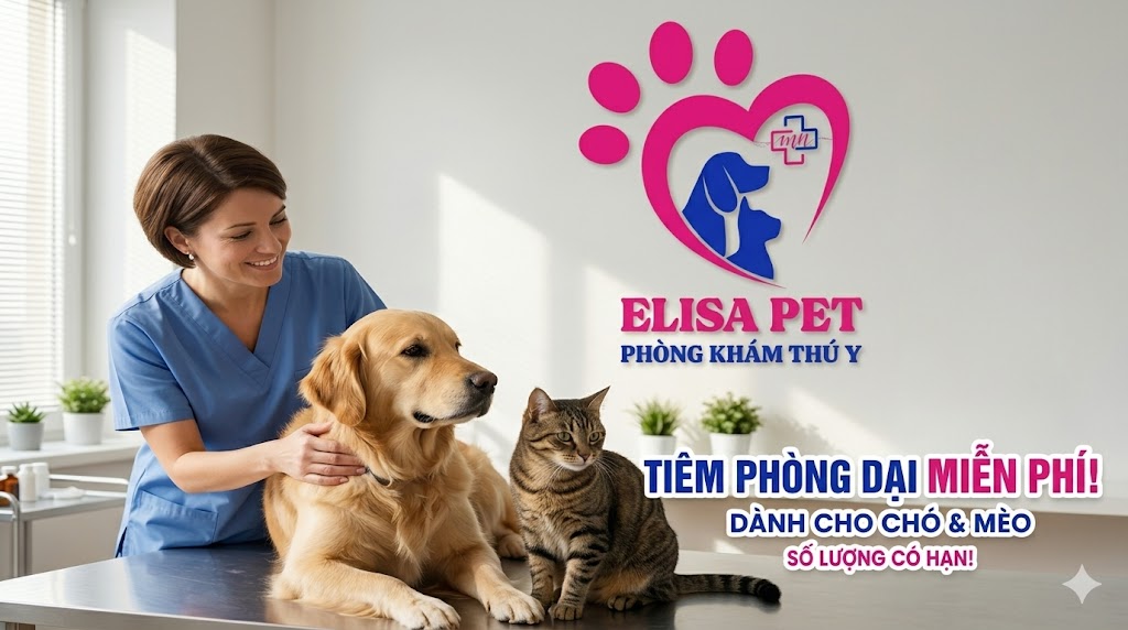 Tiêm ngừa dại miễn phí tại ELISA PET
