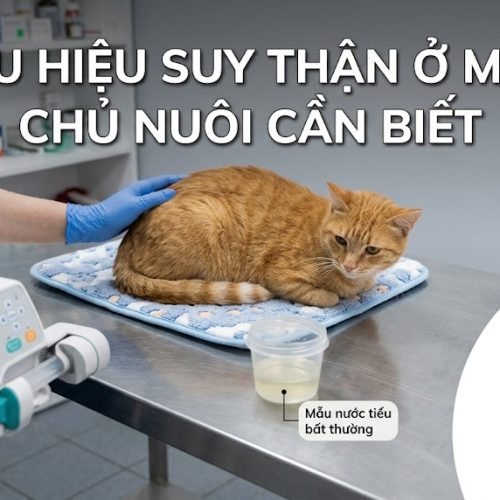 Mèo bị suy thận