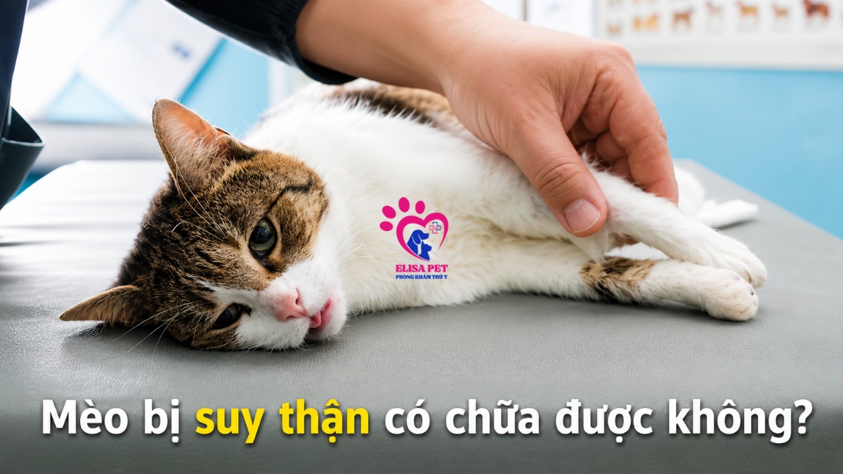 Mèo bị suy thận chữa được không?