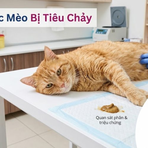 Mèo bị tiêu chảy