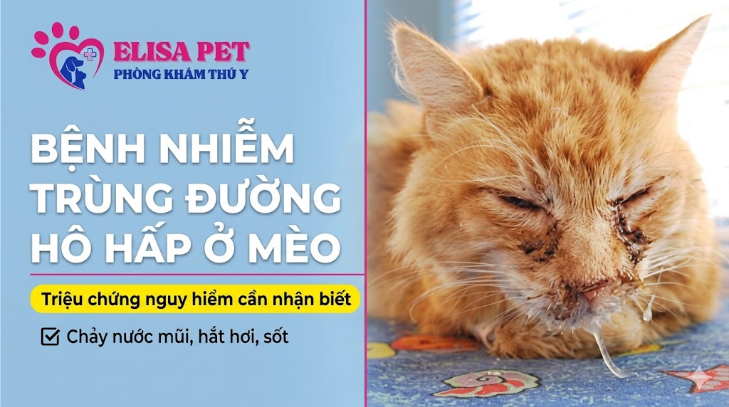 Nhiễm trùng đường hô hấp ở mèo