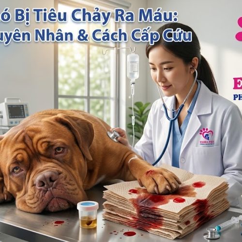 Chó Bị Tiêu Chảy Ra Máu: Nguyên Nhân & Cách Cấp Cứu