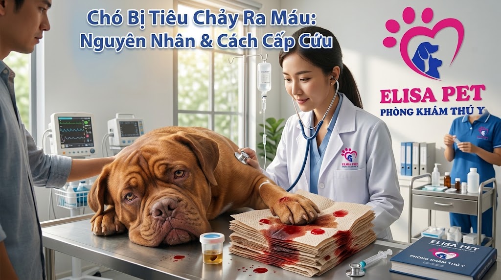 Chó Bị Tiêu Chảy Ra Máu: Nguyên Nhân & Cách Cấp Cứu
